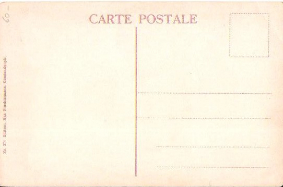 SULTAN MAHMUT HAN SULTANLAR SERİSİ  EDİTÖR MAX FRUCHTERMANN CONSTANTİNOPLE KARTPOSTAL