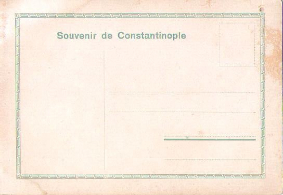 CONSTANTİNOPLE PANORAMİK ENVİRONS TOPHANE GALATA  KARTPOSTAL