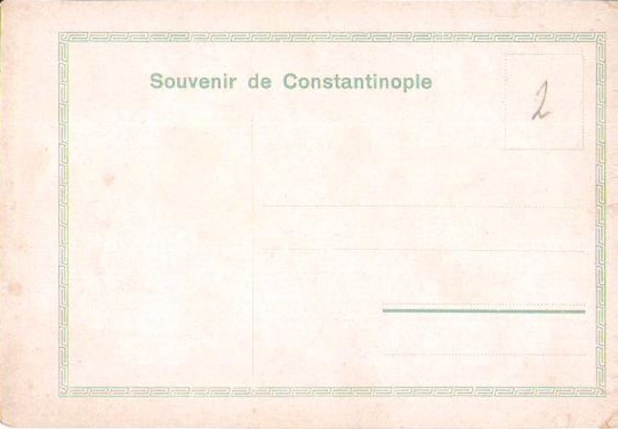 COSTANTİNOPLE SÜLEYMANİYE PONORAMİK KARTPOSTAL