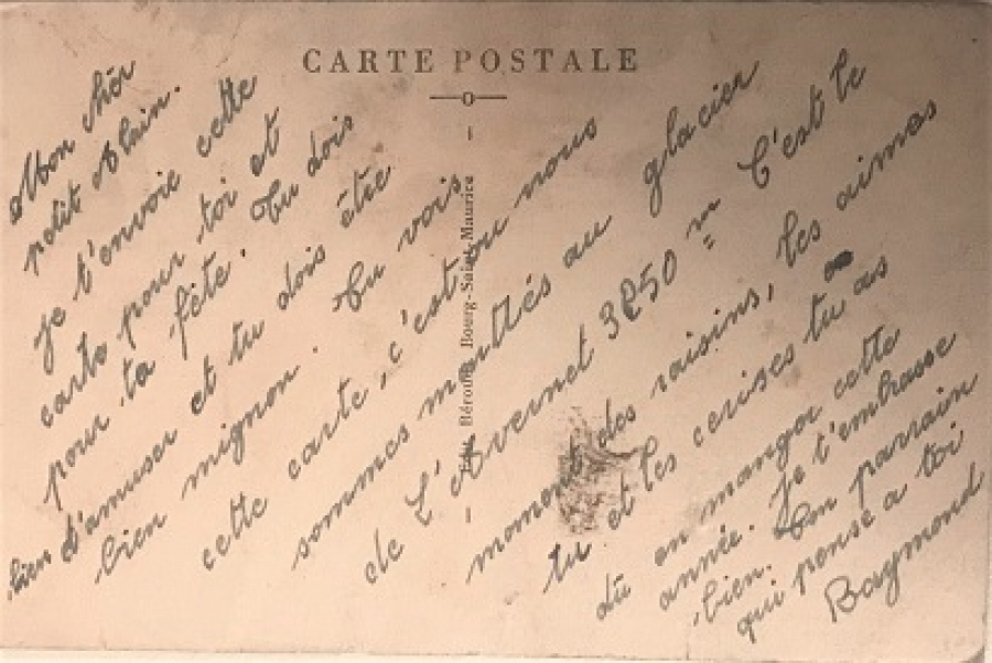 SİYAH BEYAZ TURİSTLİK DAG GEZİSİ KARTPOSTAL