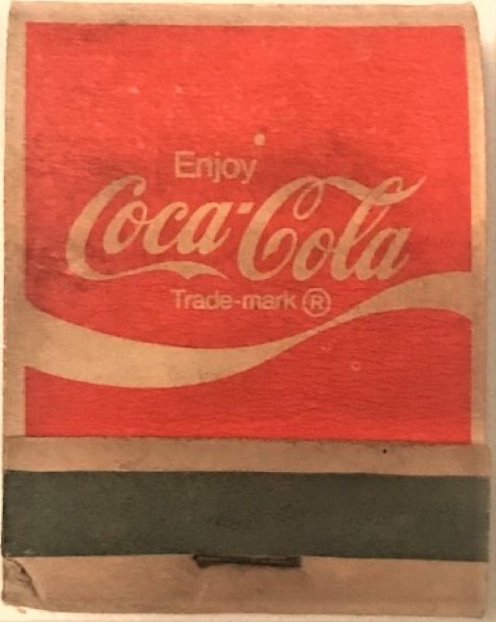 COCA COLA REKLAMLI KARTON KİBRİT