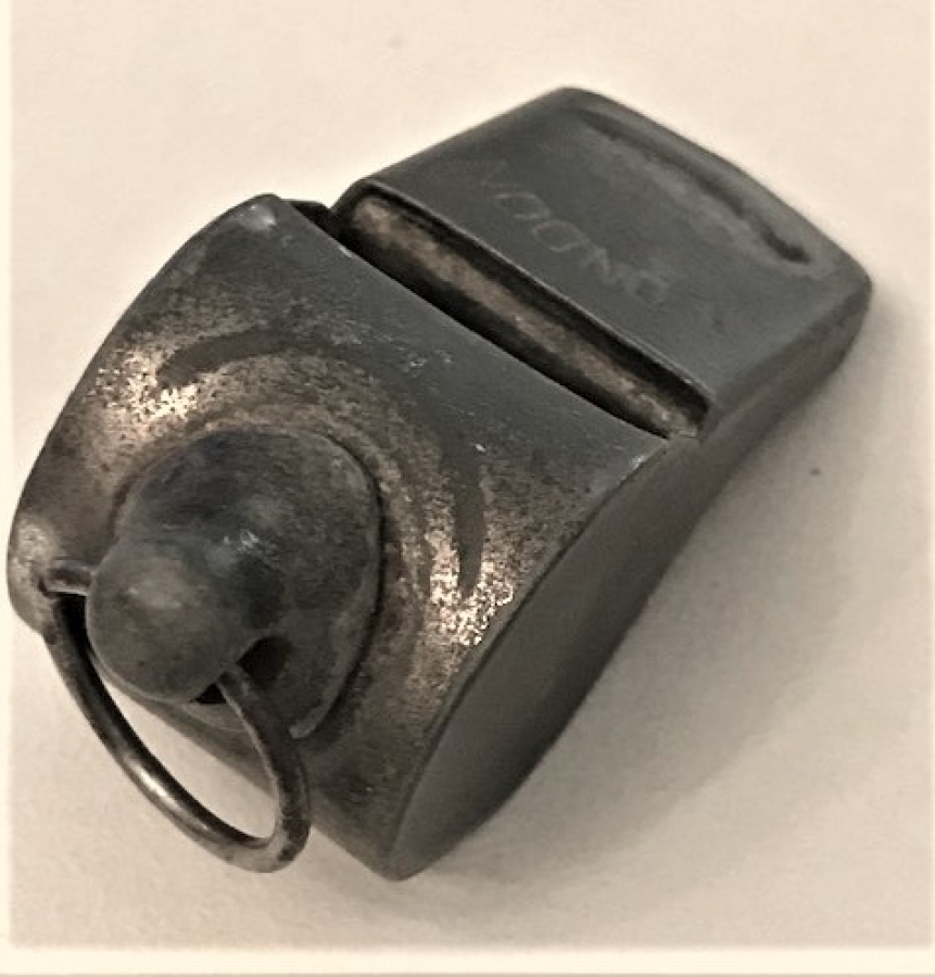 LONDON MANTARLI  GALVANİZ METAL POLİS DÜDÜGÜ