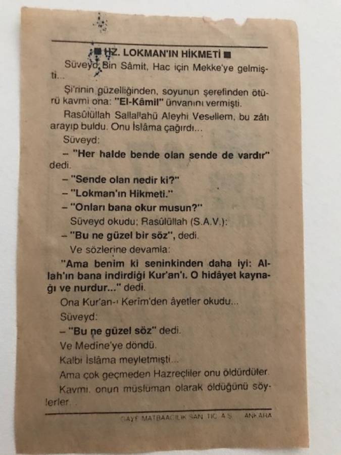 27 EKİM 1992 SALI GÜNÜNE AİT TAKVİM YAPRAGI