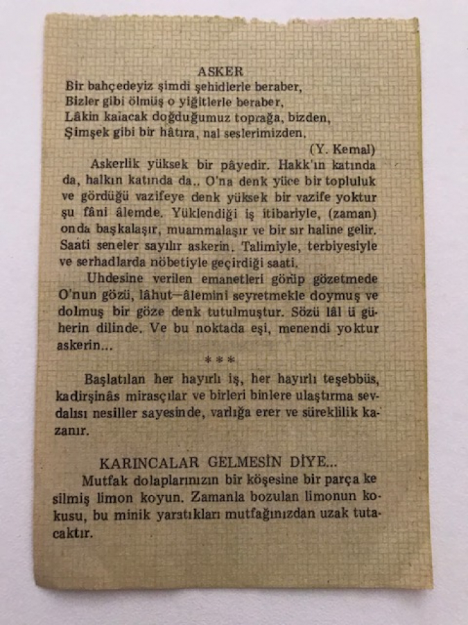 4 ARALIK 1992 CUMA GÜNÜNE AİT TAKVİM YAPRAGI