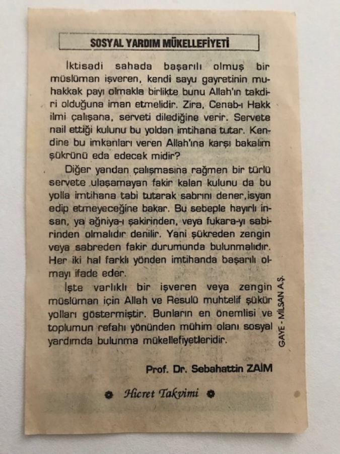 6 MART 1993 CUMARTESİ GÜNÜNE AİT TAKVİM YAPRAGI