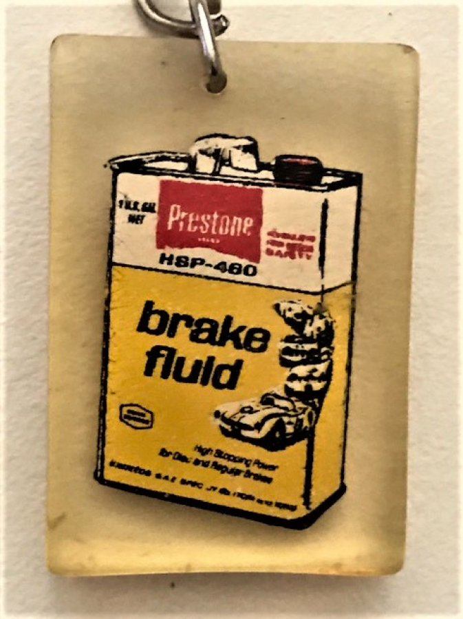 POLİ KARBON BRAKE FULULD OTO FREN YAG REKLAMLI ANAHTARLIK