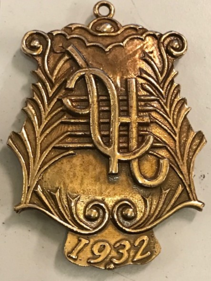 1932 İNSİYALLİ ALTIN KAPLAMA KOLYE UCU