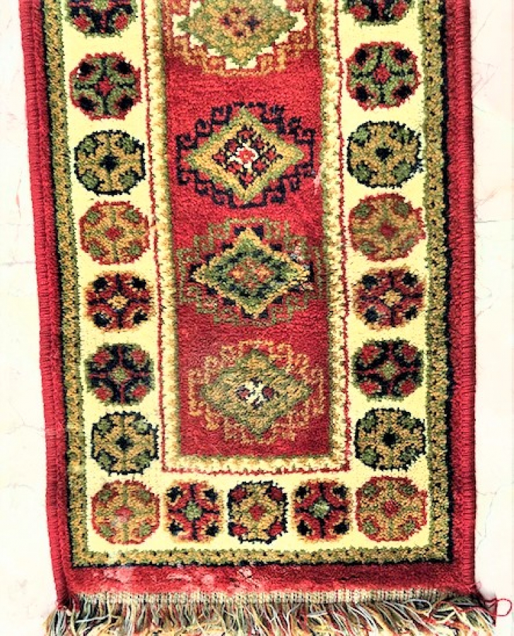 ÖZEL EL DOKUMA İSPARTA UFAK BOY HALI 110 CM BOY ENİ 34 CM 