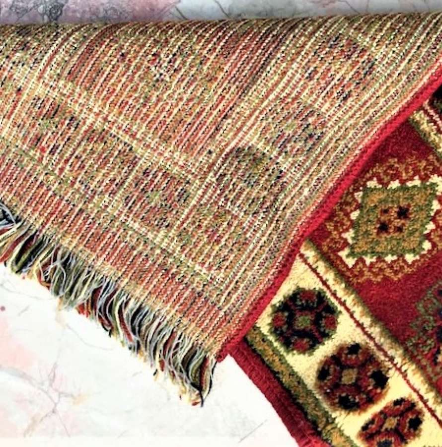 ÖZEL EL DOKUMA İSPARTA UFAK BOY HALI 110 CM BOY ENİ 34 CM 