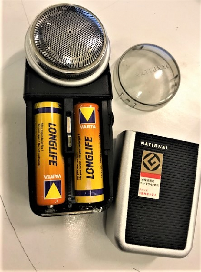 NATİONAL SHAVER ES 565 PİLLİ TRAŞ MAKİNESİ JAPAN 1960 