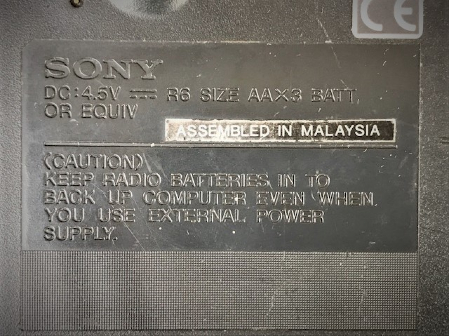 SONY 3 BAND  OR EQUIV RADİO 1998 JAPAN 