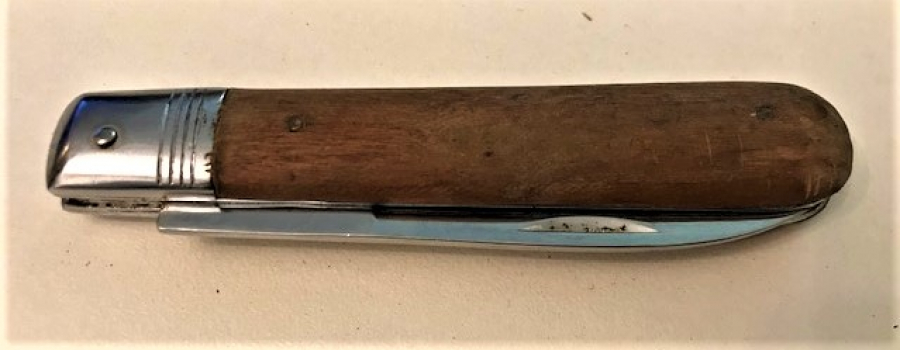 EL YAPIMI  CELİK VE AHŞAP AŞILALA KESME İÇİN TASARLANMIŞ YERLİ YAPIM CAKI BOYU 19.5 CM 