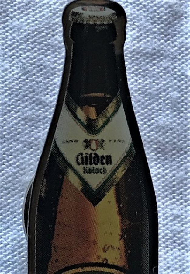 GILDEN KÖLSCH ALMAN BİRA ŞİŞESİ ŞEKLİNDE ROZET