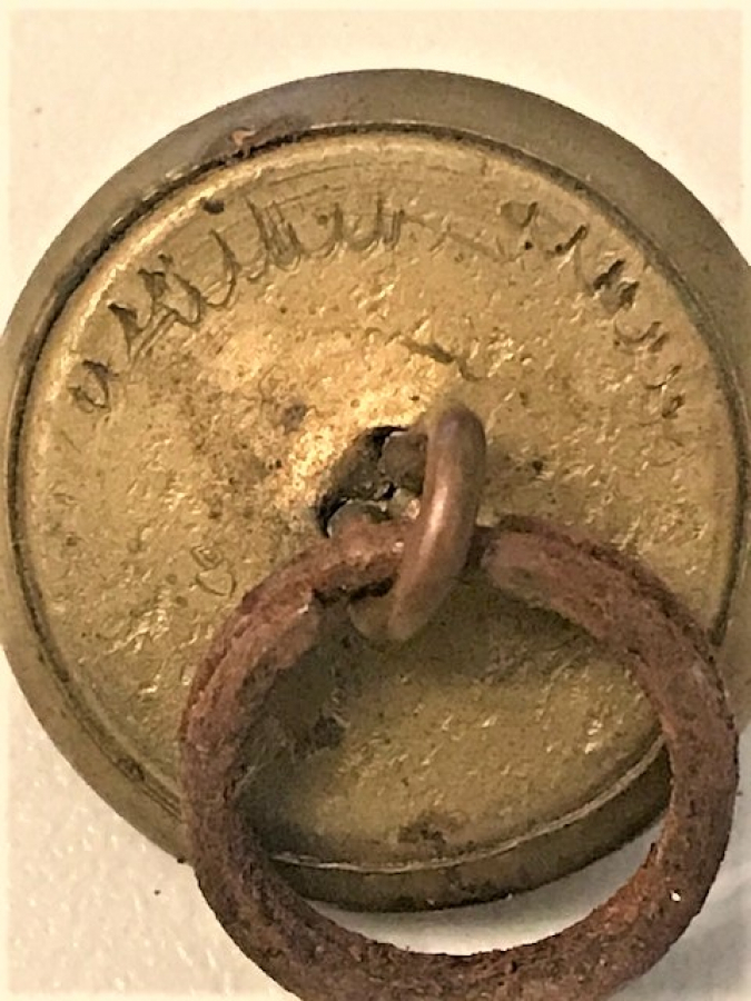 OSMANLI DENİZCİ PAŞA SETRE ASKER DÜGMESİ  METAL ÜZERİ CIPALI 2 ADET  22 MM CAP