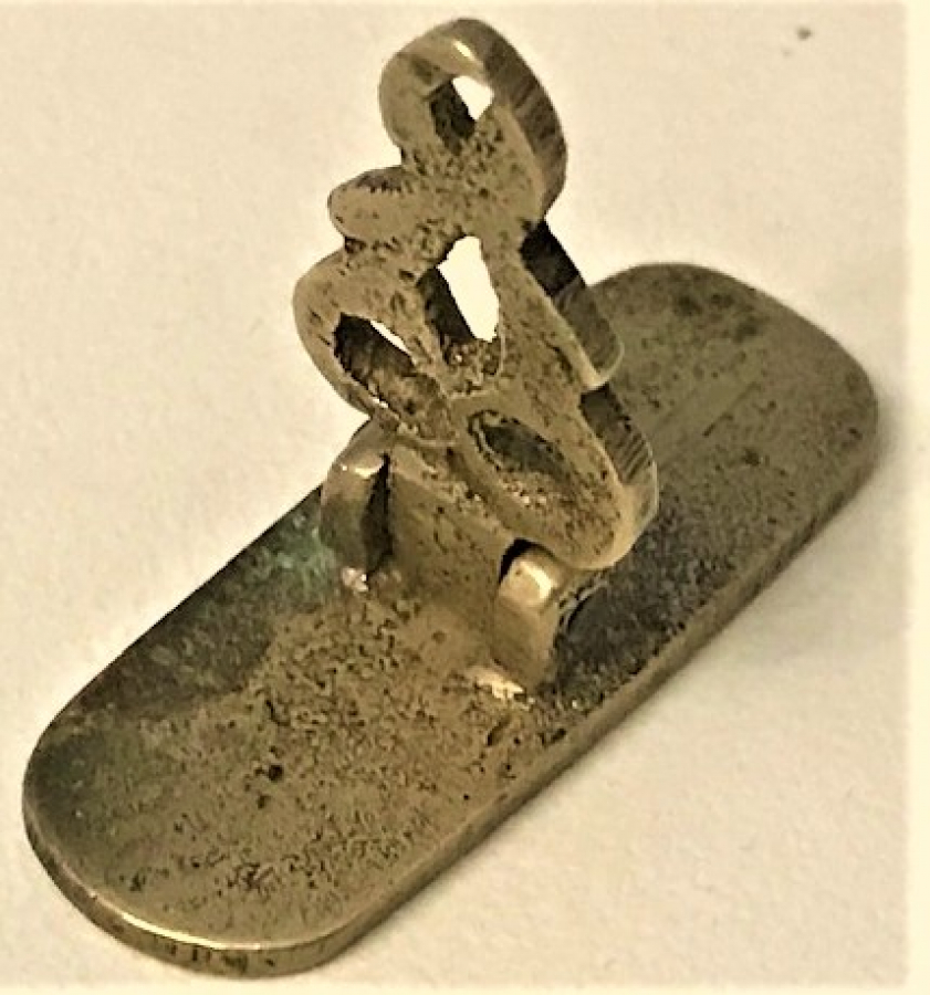 OSMANLI PİRİNC MÜHÜR EL KAZIMA KATLANIR SAP 