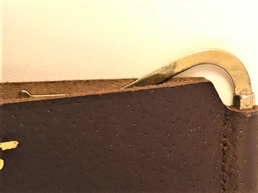 SUMERBANK HAKİKŞ DERİ METAL KISKACLI KAGIT PARA CUZDANI