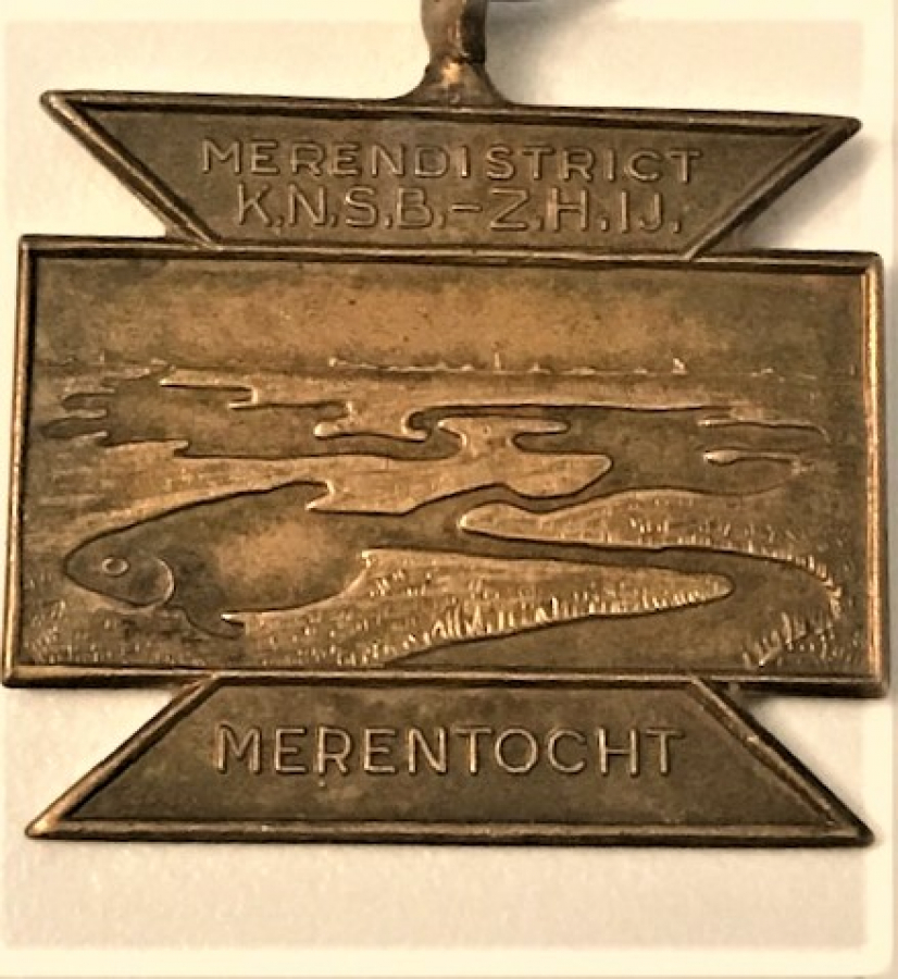 MERENTOCHT  MERENDISTRICT K.N.S.B-Z.H.IJ  90 KM BRONZ MADALYA 