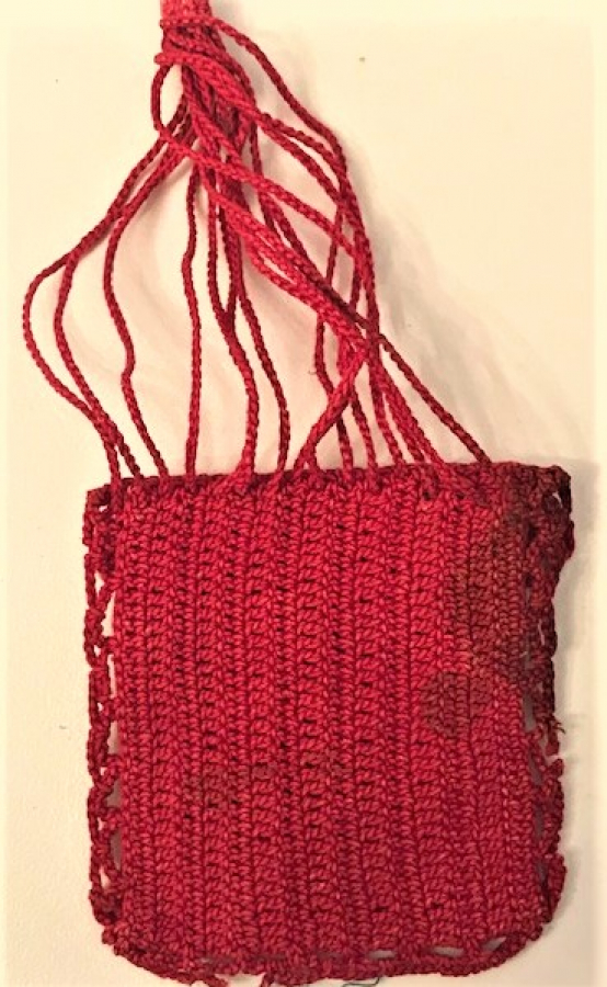 OSMANLI KESE EL İŞLELİ EL YAPIM  FARKLI ELAM KURAN DUA KESESİ  BOYU 6 CM ENİ 6 CM 