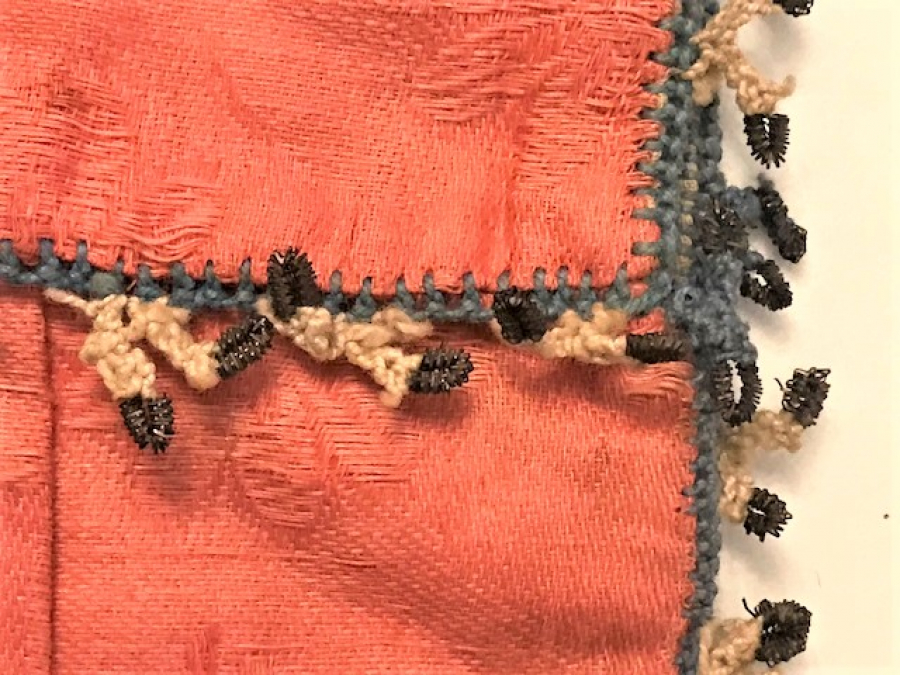 OSMANLI KESE EL İŞLELİ EL YAPIM KENARLAR OYALI İÇ,İ ASTARLI PARA KESESİ  BOYU 14 CM ENİ 13 CM