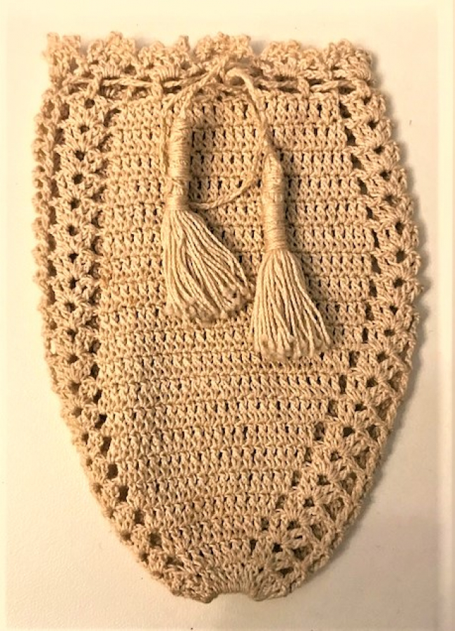 OSMANLI KESE EL İŞLELİ EL YAPIM  PARA KESESİ  BOYU 11 CM ENİ 8 CM 