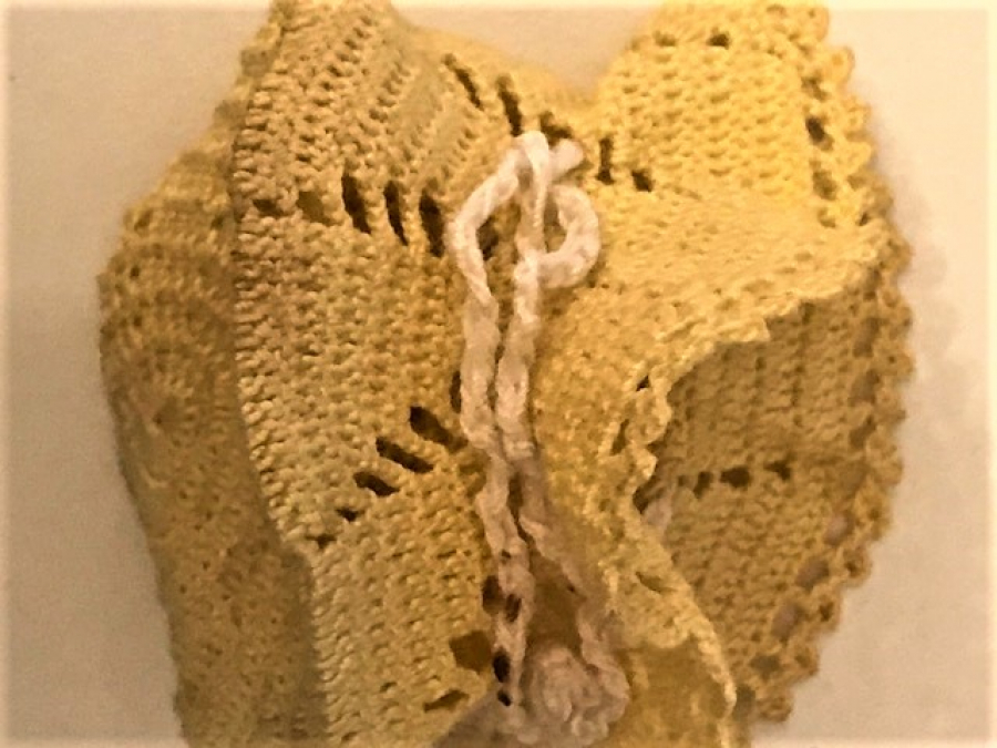 OSMANLI KESE  EL İŞLELİ EL YAPIM PARA KESESİ  CAPI 7 CM