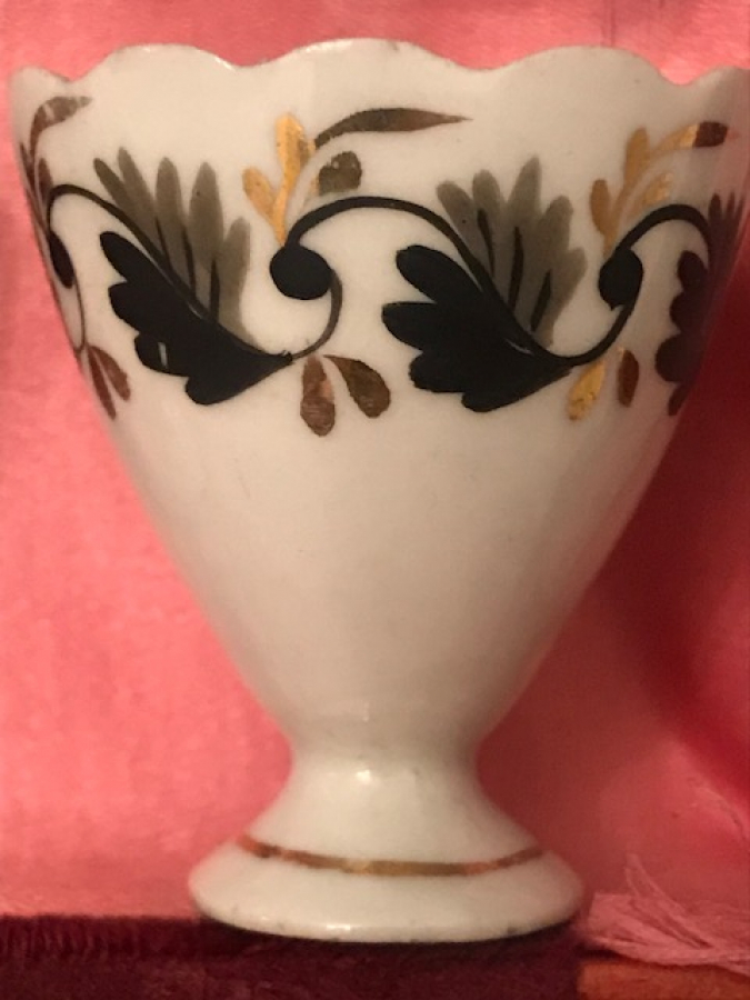 OSMANLI PORSELEN 2 ADET KUTUSUNDA KAHVE  ZARF