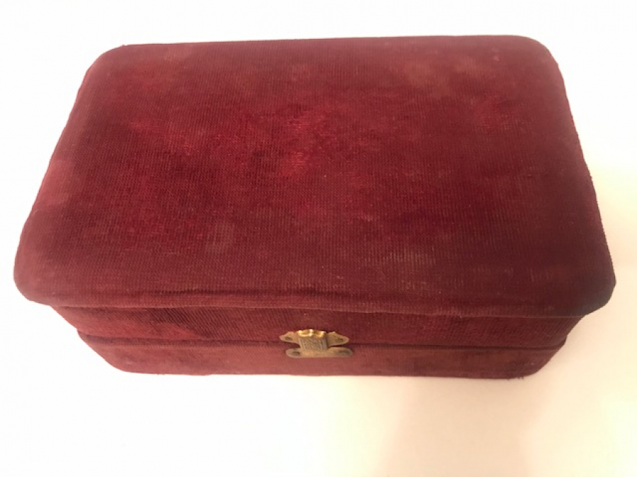 OSMANLI PORSELEN 2 ADET KUTUSUNDA KAHVE  ZARF