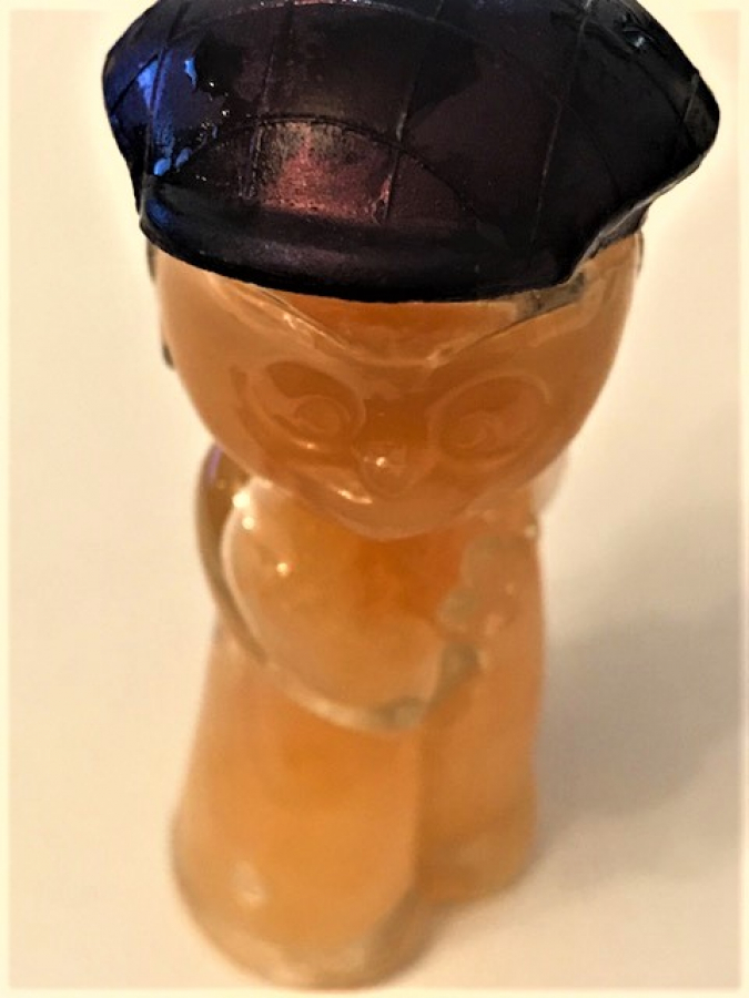 AVON UFAK CAM ŞİŞEDE ŞAPKALI COCUK PARFÜM  ŞİŞESİ