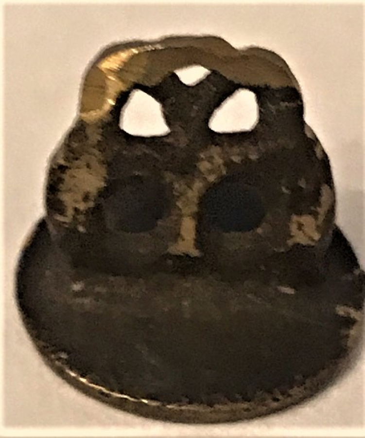 OSMANLI PİRİNC EL KAZIMA MÜHÜR 15  MM  CAP ÖLCÜLERDE 