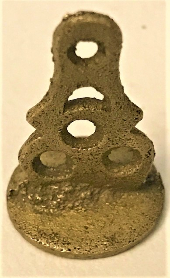 OSMANLI PİRİNC EL KAZIMA MÜHÜR 1.5 CM CAP ÖLCÜLERDE