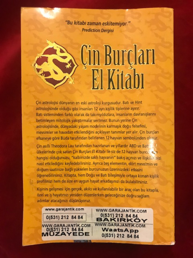 ÇİN BURCLARI EL KİTABI KENDİNİZİ UZAKDOGU BİLGELİGİNDE KEŞFVEDİN