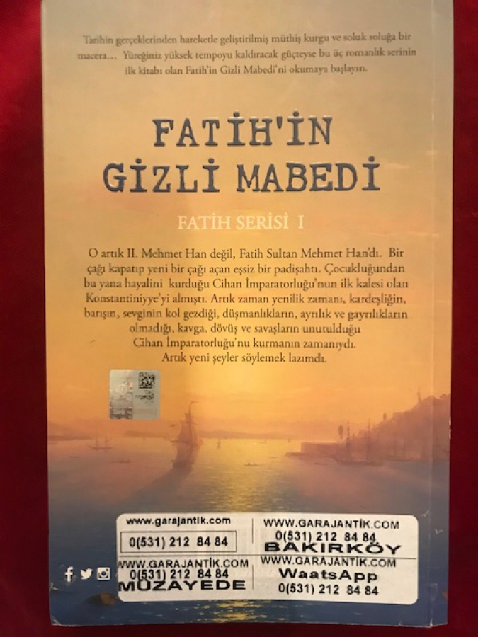FATİH İN GİZLİ MABETİ FATİH SERİSİ 1  AHMET EROL