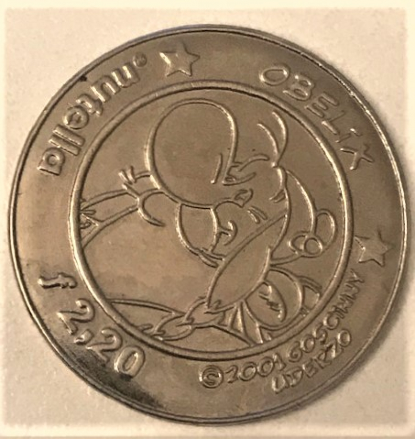 NUTELLA  OBELİX 2001 GOSCİNNY UDERZO EURO MEDAL