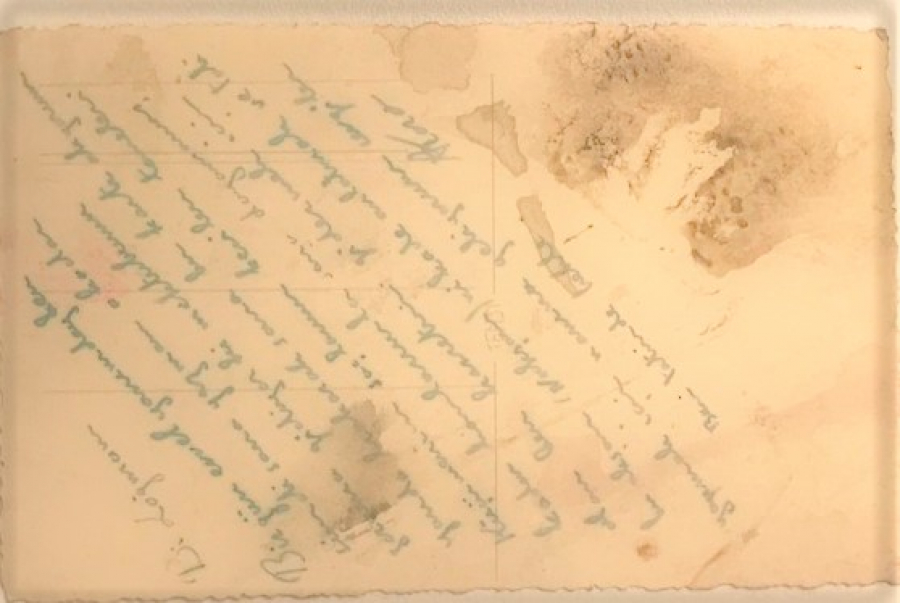 İSTANBUL RUMELİ HİSARI BOGAZ KARTPOSTAL ARKASI YAZILI