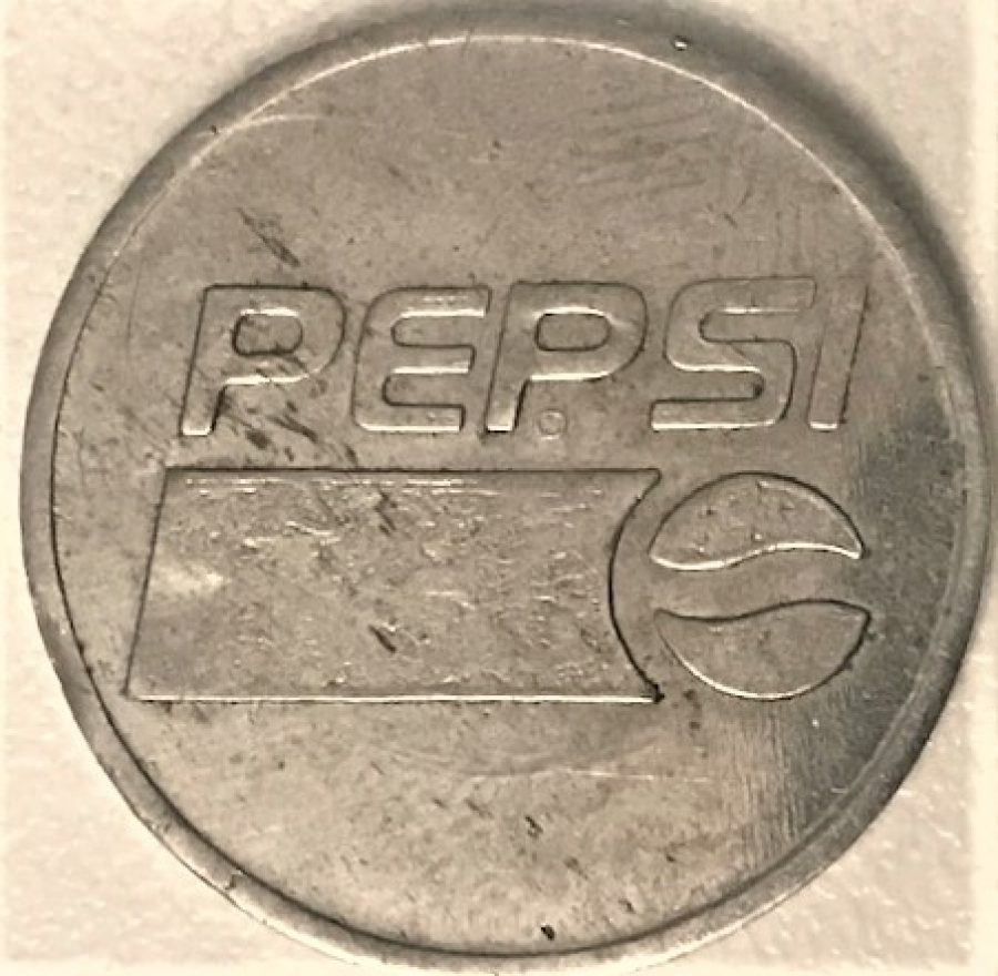 PEPSİ TÜRKİYE ESKİ OTOMAT OTOMATİK MAKİNADAN PEPSİ ALMA ORİJİNAL JETONU 