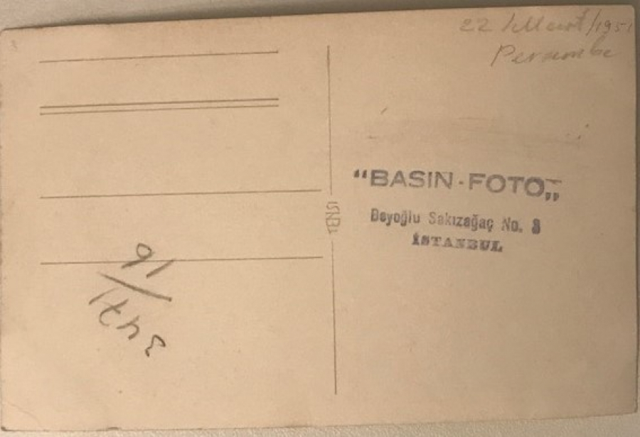 SİYAH BEYAZ OSMANLI BAYAN FOTOGRAF 14 X 9 CM