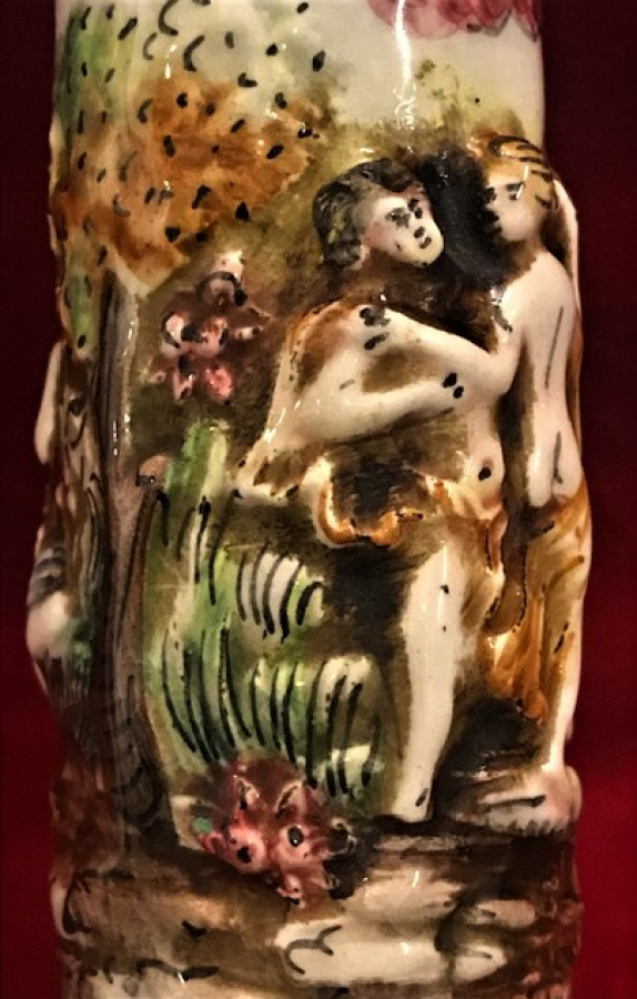 PORSELEN KAHVE DEGİRMENİ MEKANİK EL BOYAMA İŞCİLİKLİ