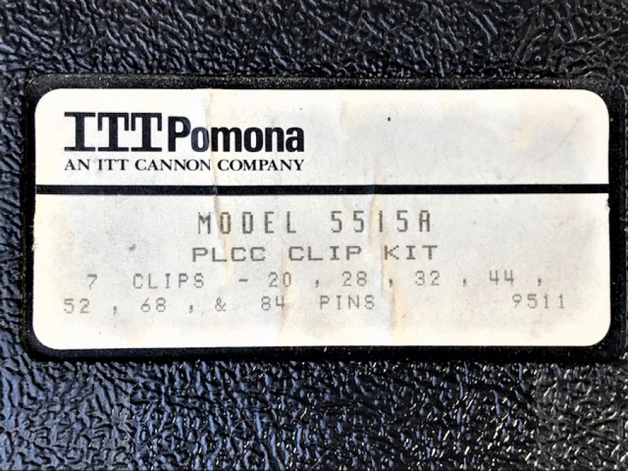 POMONA MODEL 5515A PLCC CLIP KIT. MİCRO SMD 6 PROGRAMLAMA KİTİ APARAT