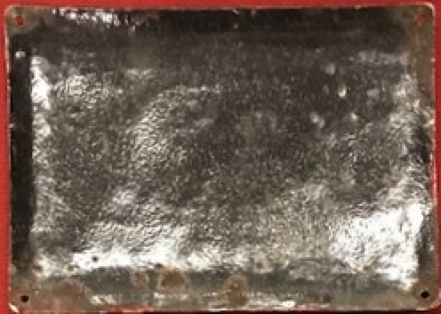 1927 BOMBELİ METAL KIRMIZI ESKİ EMAYE İPÇİ CIKMAZI SOKAK TABELASI CERRAH PAŞADA BİR CIKMAZ SOKAK ADI iSTANBULUN ENTERESAN SOKAK ADLARINDAN OLAN EMAYE TABELA