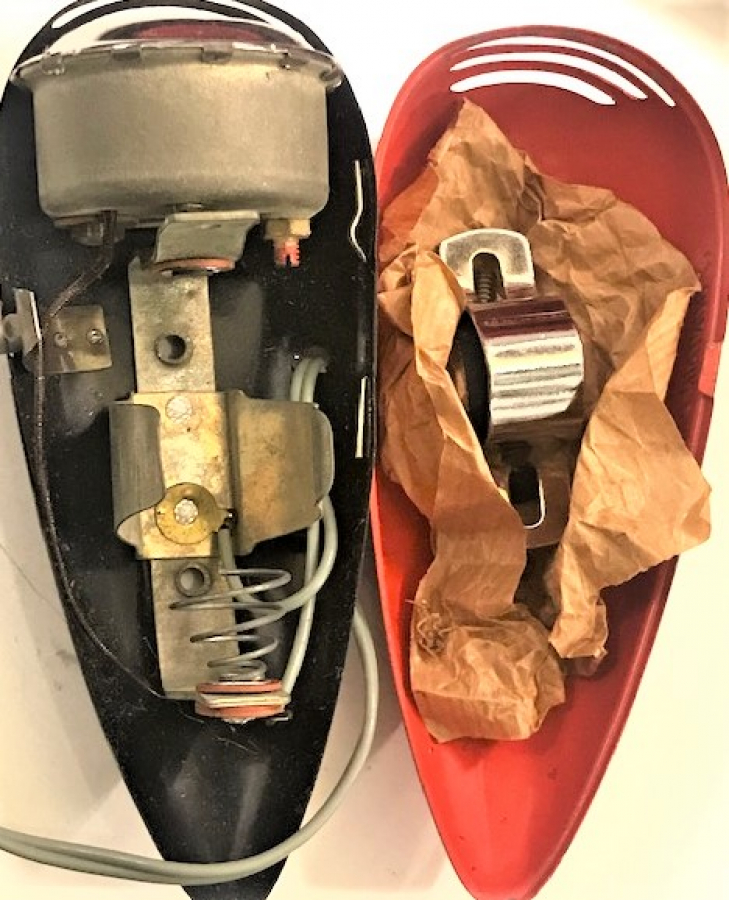 FOUNTAIN BRAND TENEKE KIRMIZI  BİSİKLET KORNA KULLANILMAMIŞ PİLLİ