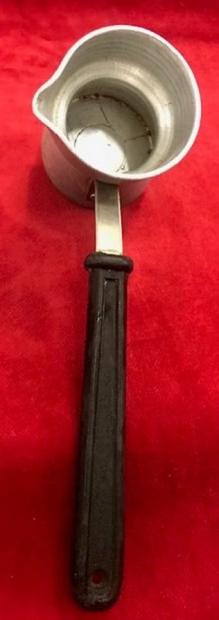 TİRYAKİ KAHVE CEZVE Sİ METAL SAPLI ALİMÜNYÜM  TEK FİNCANLIK