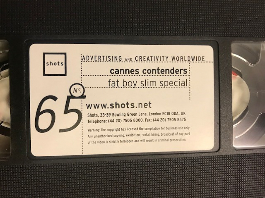 VHS KASET CANNES CONTENDERS FATBOY SLIM SPECİAL VUCUT JİMLASTİK FİT 
