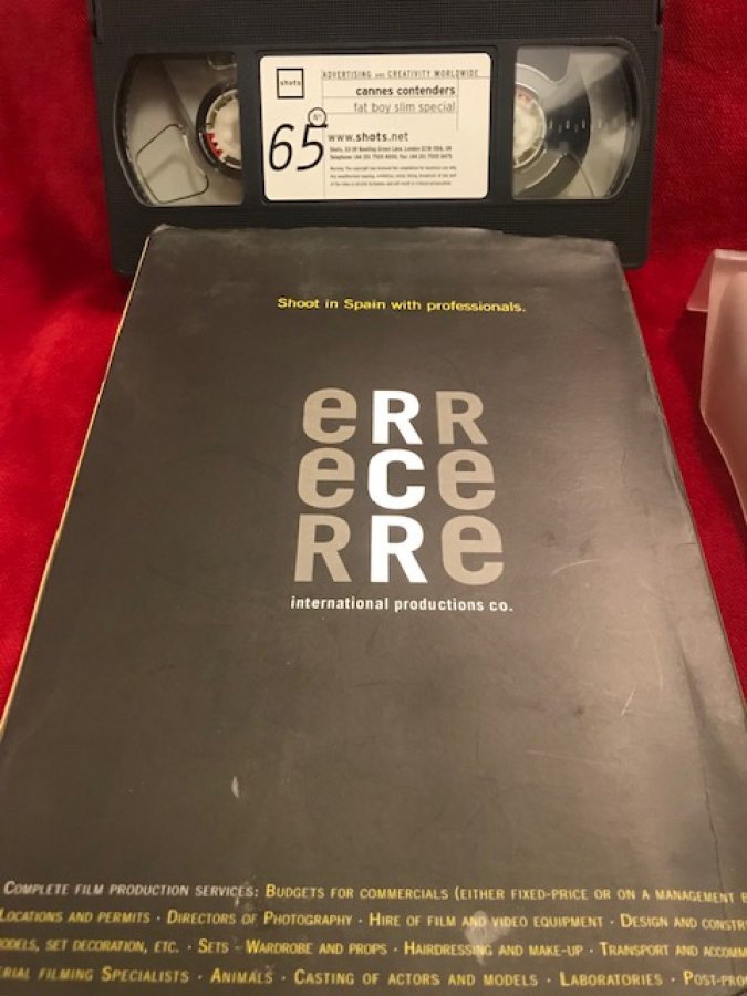 VHS KASET CANNES CONTENDERS FATBOY SLIM SPECİAL VUCUT JİMLASTİK FİT 