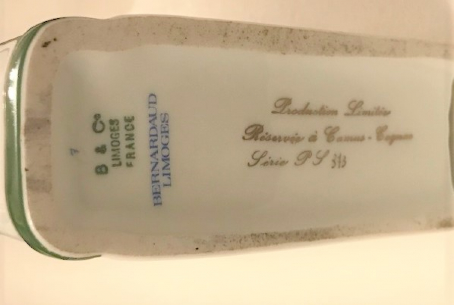 BERNARDAUD LİMOGES FRANCE NAPOLEON PORSELEN VERMUT İÇKİ ŞİŞESİ 1769 - 1969  PORCELANA