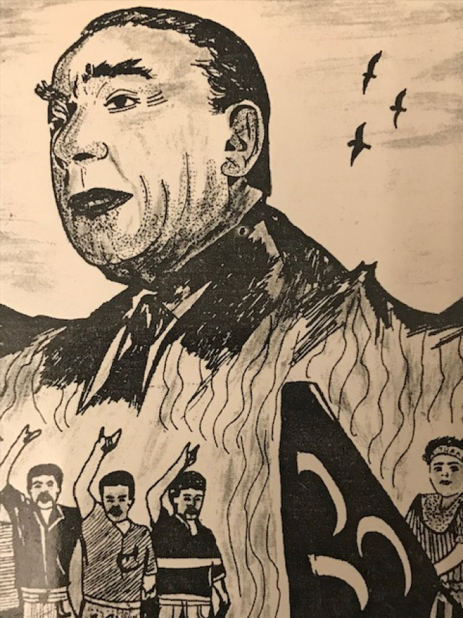 LATİF YILDIZ IN  CİZİMİ TASARIMLARIYLA YAPILIP BASILAN  MHP PROPAGANDA KARTPOSTAL 17 X 12 CM 