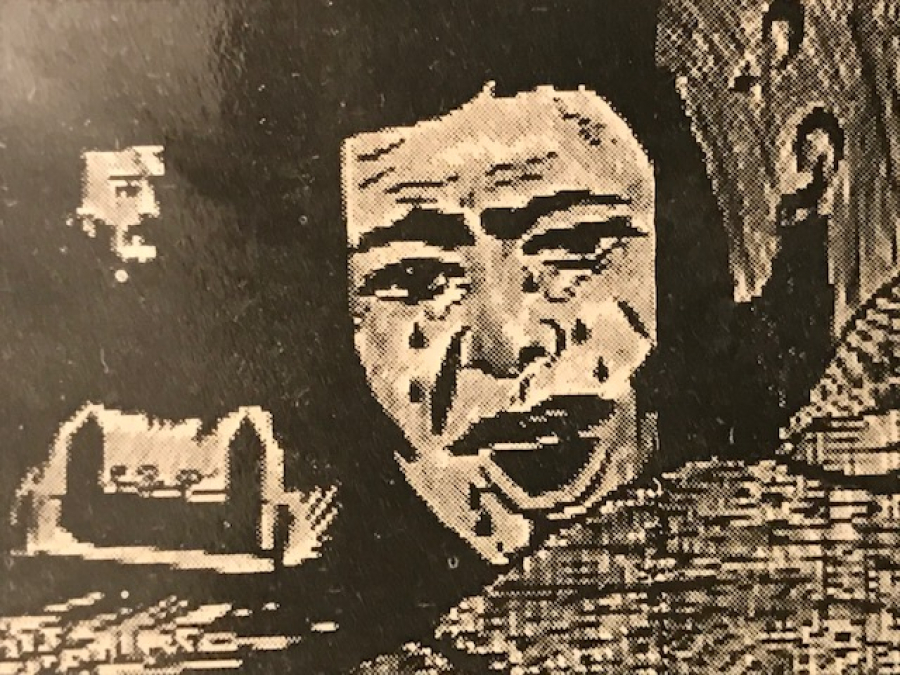 LATİF YILDIZ IN  CİZİMİ TASARIMLARIYLA YAPILIP BASILAN  MHP PROPAGANDA KARTPOSTAL 17 X 12 CM 