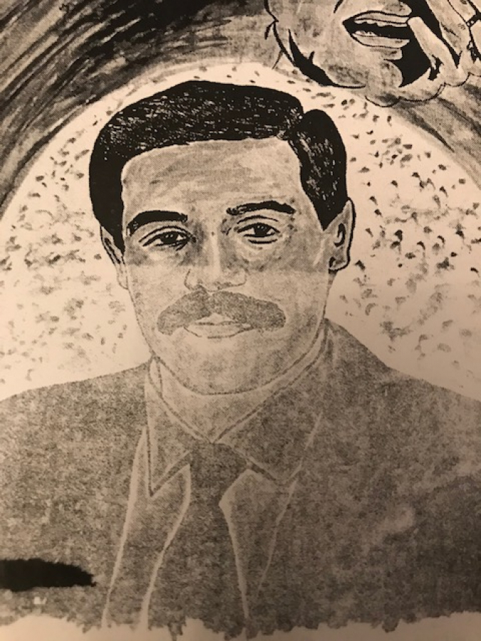 LATİF YILDIZ IN  CİZİMİ TASARIMLARIYLA YAPILIP BASILAN  MHP PROPAGANDA KARTPOSTAL 17 X 12 CM 