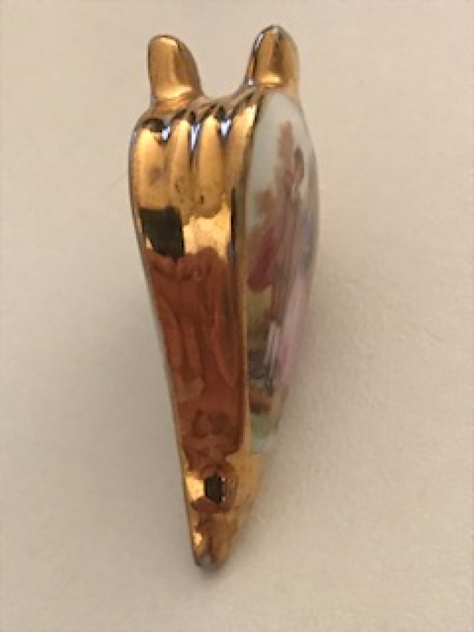 LİMOGES FRANCE KÖRÜK FORMUNDA PORSELEN BİBLO 5 X 3 CM