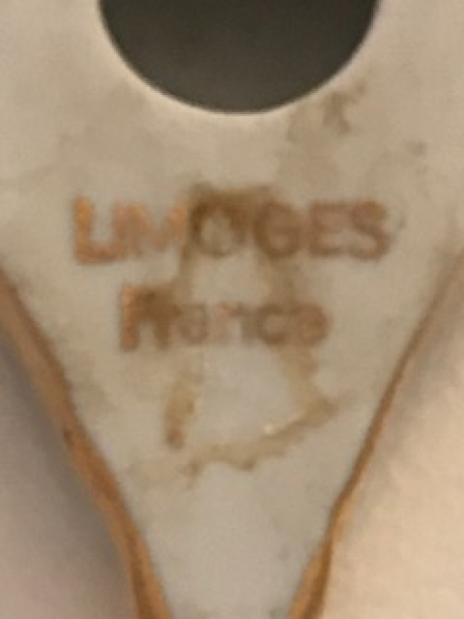 LİMOGES FRANCE KÖRÜK FORMUNDA PORSELEN BİBLO 5 X 3 CM