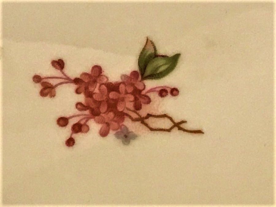 LİMOGES FRANCE PORSELEN  LC VAN HUNNİK İMZALI EL İŞCİLİK KAPAKLI MÜCEVHER KUTUSU 